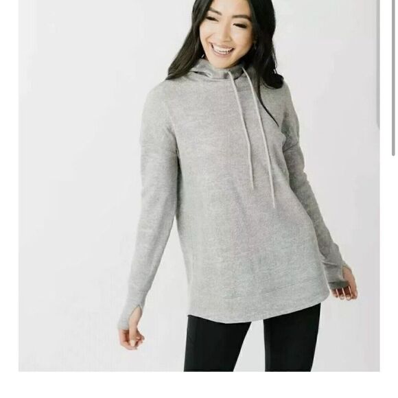 ZYIA drawstring hoodie sweater sz L - Picture 1 of 5